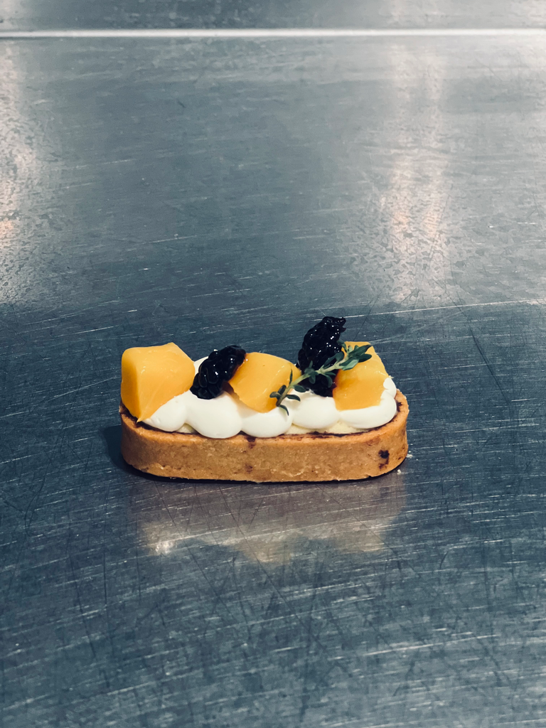 Mango & Mulberry Tart