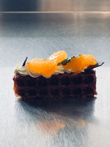 Chocolate Tangerine Napoleon